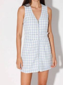 Style 1-1834122712-1901 Walter Baker Blue Size 6 Summer Mini Tall Height Cocktail Dress on Queenly