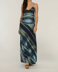 Style 1-233228678-2696 Veronica M Multicolor Size 12 Spaghetti Strap Plus Size Straight Dress on Queenly