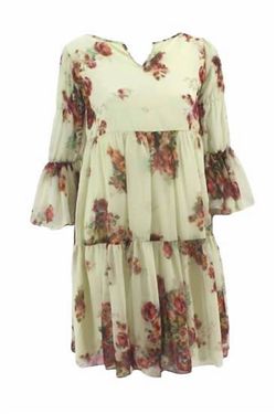 Style 1-2506164193-2793 Vintage Collection Multicolor Size 12 Plus Size Sleeves Cocktail Dress on Queenly