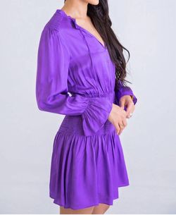Style 1-2867852639-3011 Karlie Purple Size 8 Sleeves Cocktail Dress on Queenly