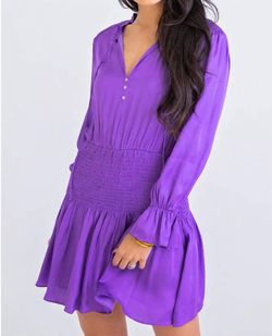 Style 1-2867852639-3011 Karlie Purple Size 8 Sleeves Cocktail Dress on Queenly