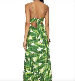 Style 1-3323339310-2168 alice + olivia Green Size 8 Floor Length Tall Height Straight Dress on Queenly
