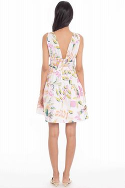 Style 1-3861818211-2901 BANJANAN Multicolor Size 8 Sorority Print Cocktail Dress on Queenly