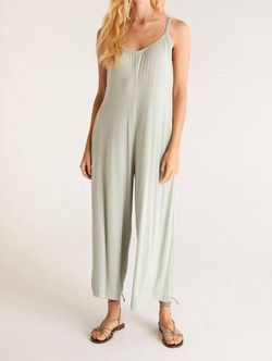 Style 1-734879516-3014 Z Supply Green Size 8 Jersey Jumpsuit Dress on Queenly