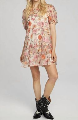 Style 1-828774343-3855 saltwater LUXE Multicolor Size 0 Polyester Mini Floral Sorority Cocktail Dress on Queenly