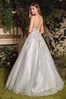 Style CDA1040 Andrea and Leo Green Size 14 Plus Size Tall Height Ball gown on Queenly
