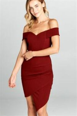 Style SD2860-C Style Rack Red Size 10 Burgundy Sorority Formal Cocktail Dress on Queenly