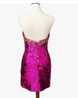 Mac Duggal Pink Size 10 Mini Cocktail Dress on Queenly