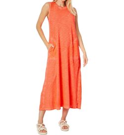 Style 1-1227657597-3236 Elliott Lauren Orange Size 4 Tall Height Straight Coral A-line Dress on Queenly