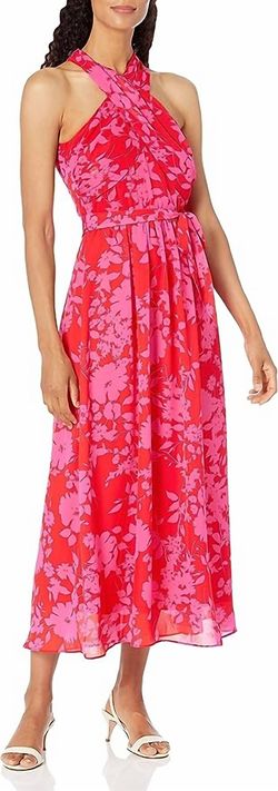 Style 1-2188957824-1498 LONDON TIMES Multicolor Size 4 Floor Length Straight Dress on Queenly