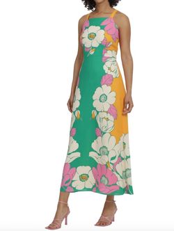 Style 1-678565313-1901 Maggy London Multicolor Size 6 Tall Height Straight Dress on Queenly