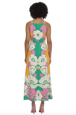 Style 1-678565313-98 Maggy London Multicolor Size 10 Tall Height Straight Dress on Queenly