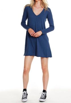 Style 1-3332204016-3855 bobi Blue Size 0 Mini V Neck Cocktail Dress on Queenly