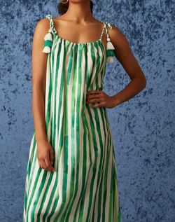 Style 1-3782016603-3236 Marie Oliver Green Size 4 Belt Mini Straight Dress on Queenly