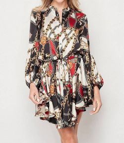 Style 1-2948503489-5498 BIG HIT FASHION Multicolor Size 4 Belt Print Tall Height Cocktail Dress on Queenly