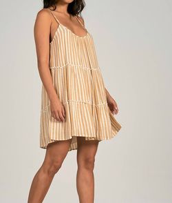 Style 1-3246292563-3471 ELAN Nude Size 4 Mini Sorority Cocktail Dress on Queenly
