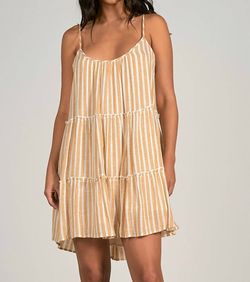 Style 1-3246292563-3471 ELAN Nude Size 4 Sorority Rush Cocktail Dress on Queenly