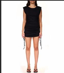 Style 1-848478955-2901 Sanctuary Black Size 8 Tall Height Mini Summer Cocktail Dress on Queenly
