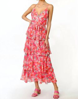 Style 1-1645549993-3855 adelyn rae Pink Size 0 Coral Spaghetti Strap Print Cocktail Dress on Queenly