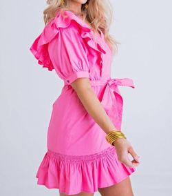 Style 1-1088997267-2791 Karlie Pink Size 12 Plus Size Cocktail Dress on Queenly