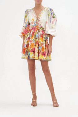 Style 1-2725007563-3855 Camilla Multicolor Size 0 Pockets Fitted Cocktail Dress on Queenly