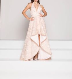 Style 1-2720863148-1901 COLORS DRESS Pink Size 6 Tall Height Lace Floor Length Side slit Dress on Queenly