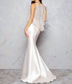 Style 1-3995792225-1498 MAC DUGGAL White Size 4 Tall Height Free Shipping Floor Length Pageant Mermaid Dress on Queenly