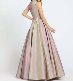 Style 1-3029953176-2168 MAC DUGGAL Pink Size 8 Tall Height Free Shipping High Neck Floor Length Ball gown on Queenly