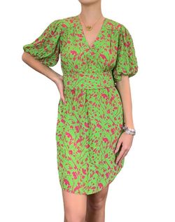 Style 1-3176559684-3894 GILNER FARRAR Green Size 0 Belt V Neck Tall Height Cocktail Dress on Queenly