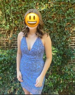 Sherri Hill Blue Size 8 50 Off Homecoming Prom Cocktail Dress on Queenly