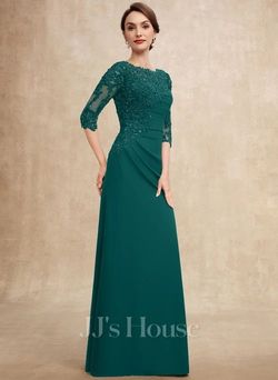JJs House Green Size 20 Free Shipping Floor Length Sequined Plus Size Ball gown on Queenly