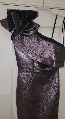 Mac Duggal Purple Size 0 Mermaid Black Tie Straight Dress on Queenly