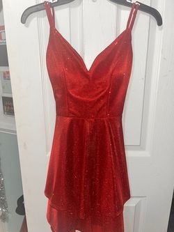 B. Darlin Red Size 2 Midi Cocktail Dress on Queenly