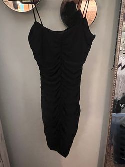 Windsor Black Size 4 Square Square Neck Nightclub Sorority Cocktail Dress on Queenly