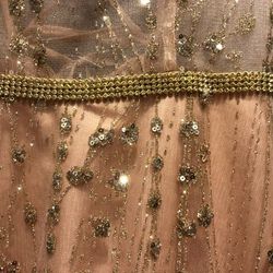 Atiana's Gold Size 2 Floor Length Prom Straight Dress on Queenly