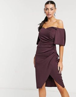 ASOS Purple Size 4 Semi-formal Strapless Summer Cocktail Dress on Queenly
