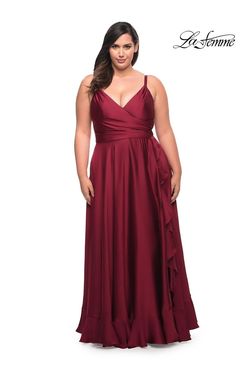 Style 29740 La Femme Red Size 18 Tall Height Straight Dress on Queenly