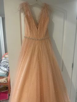 Sherri Hill Pink Size 8 Floor Length Ball gown on Queenly
