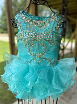 Blue Size 3 Ball gown on Queenly