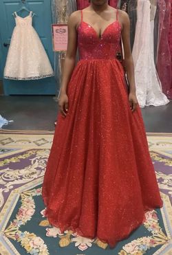 Sherri Hill Red Size 0 Free Shipping Ball gown on Queenly