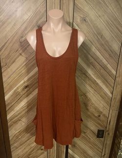 Eileen Fisher Orange Size 4 Military Mini Straight Dress on Queenly