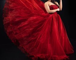 Sherri Hill Red Size 2 50 Off Floor Length Strapless Straight Dress on Queenly