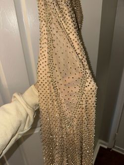 Gold Size 2 A-line Dress on Queenly