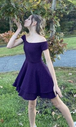 Windsor Purple Size 8 Prom Cocktail Dress on Queenly