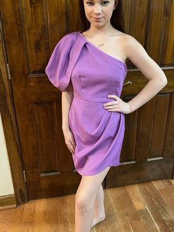 Purple Size 4 Cocktail Dress on Queenly