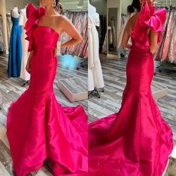 Jovani Pink Size 2 50 Off Floor Length Pageant Mermaid Dress on Queenly