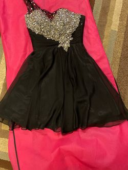 Mac Duggal Black Size 00 Macduggal Jersey Cocktail Dress on Queenly
