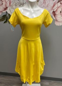 Yellow Size 16 Cocktail Dress on Queenly