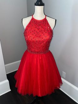 Sherri Hill Red Size 6 Cocktail Dress on Queenly