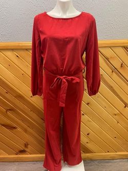 Red Size 16 Jumpsuit Dress on Queenly